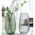مزهرية زجاجية الشلال الحديثة الشفافة للمنزل